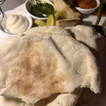 Laya Restaurant - Pita bread included in the Whole Plate - Mediterranean Near Me - Los Angeles, California