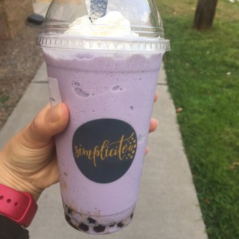 Simplicitea - Taro burst smoothie - Bubble Tea Near Me - St Paul, Minnesota