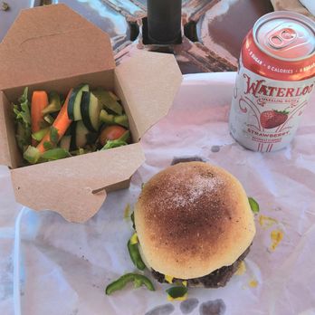 Bock Burger Takeaway - Burger, Salad and Waterloo sparkling water - Burgers Near Me - Alpine, Texas Bock Burger Takeaway - Burger, Salad and Waterloo sparkling water - Burgers Near Me - Alpine, Texas