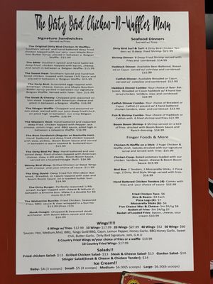 Menu photo 1 Dirty Bird Chicken N' Waffles Niagara Falls, NY