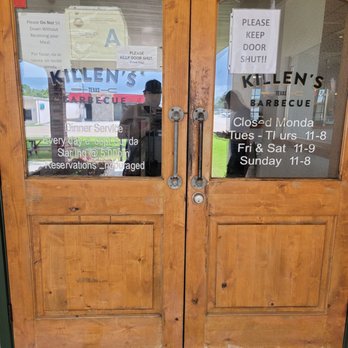 Killen's Barbecue - Restaurant hours as of 7/16/21 - Barbeque Near Me - Pearland, Texas Killen's Barbecue - Restaurant hours as of 7/16/21 - Barbeque Near Me - Pearland, Texas