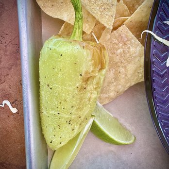 Baja Bay Surf N Taco - Anaheim or Hatch chili? Don't know but not spicy and deliciously seasoned and roasted. - Tacos Near Me - Ventura, California Baja Bay Surf N Taco - Anaheim or Hatch chili? Don't know but not spicy and deliciously seasoned and roasted. - Tacos Near Me - Ventura, California