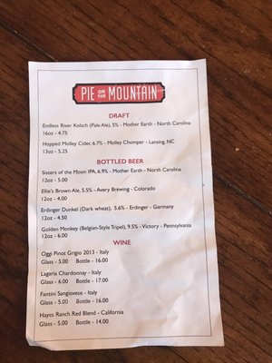 Menu photo 1 Pie On The Mountain Lansing, NC Menu photo 1 Pie On The Mountain Lansing, NC