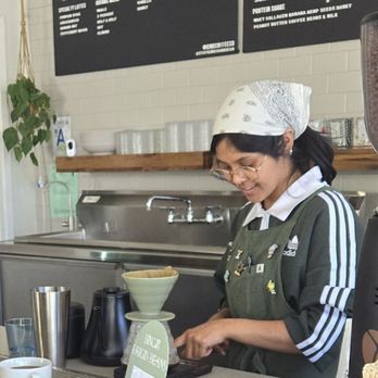 Kind Coffee - Our barista is very focused on getting the perfect cup of coffee. Mission accomplished! - Bakeries Near Me - San Diego, California