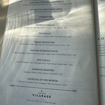 The Old Vicarage - Cocktails - Coffee & Tea Near Me - Christchurch, WKO The Old Vicarage - Cocktails - Coffee & Tea Near Me - Christchurch, WKO