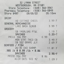 Stop & Shop - I will never buy shrimp from Stop & Shop again
