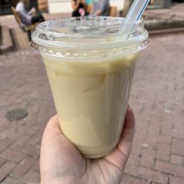 Mango Green Milk Tea