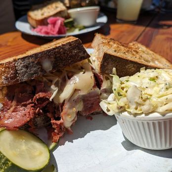 Leven Deli - Pastrami Reuben ($20) - 3.5 stars. Meat was dry, bread was very fresh but it was too thick. Mon lunch 2024-04-08 - Sandwiches Near Me - Denver, Colorado Leven Deli - Pastrami Reuben ($20) - 3.5 stars. Meat was dry, bread was very fresh but it was too thick. Mon lunch 2024-04-08 - Sandwiches Near Me - Denver, Colorado