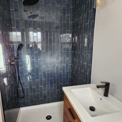 New Jersey Construction - Bathroom remodeled and expanded