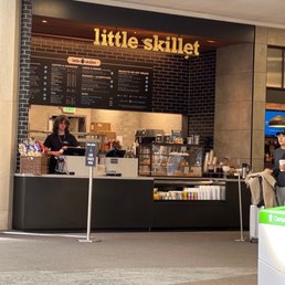 people sitting at the counter