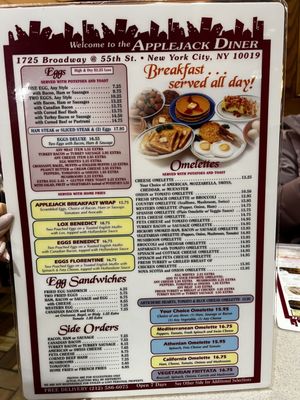 Menu photo 6 Applejack Diner New York, NY