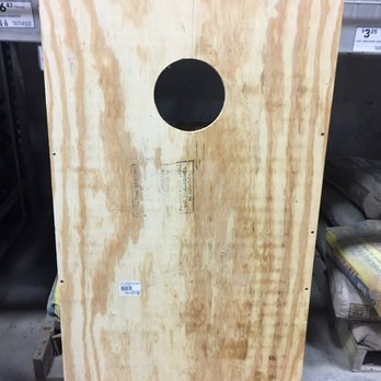 Lowe's Home Improvement - Finished corn hole game. I will paint it st home. - Hardware Stores Near Me - Madison Heights, Michigan