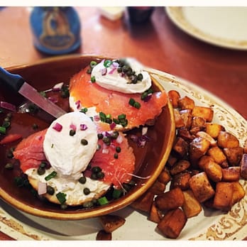 Another Broken Egg Cafe - Smoked salmon Benny - Breakfast & Brunch Near Me - Boca Raton, Florida