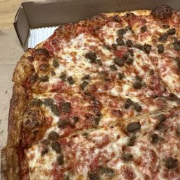 Meatball pizza double cut Meatball pizza double cut