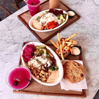 Brassica - Brasserita fries salad tahini chocolate chip cookie - Mediterranean Near Me - Columbus, Ohio