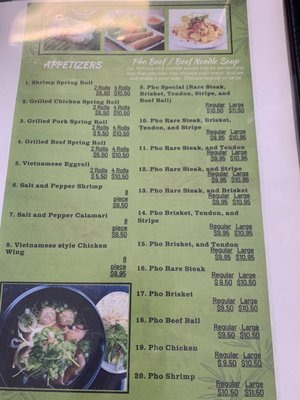 Menu photo 4 Pho-licious Victorville, CA
