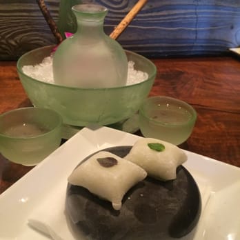 Morimoto Napa - Morimoto Junmai and cucumber mint mochi - Japanese Near Me - Napa, California Morimoto Napa - Morimoto Junmai and cucumber mint mochi - Japanese Near Me - Napa, California