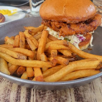 Broderick - KENTUCKY BOURBON HOT CHICKEN - Burgers Near Me - Walnut Creek, California
