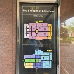 Dillard's - Directory map, Dillard's The Shoppes at East Chase