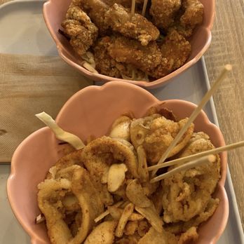 Ever After Tearoom & Eatery - Popcorn Chicken & Garlic Calamari - Shaved Ice Near Me - Irvine, California