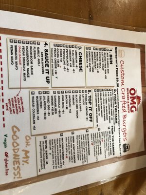 Menu photo 4 OMG Burger & Brew Washington Township, NJ