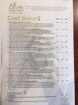 Menu photo 7 We Olive & Wine Bar Shreveport, LA Menu photo 7 We Olive & Wine Bar Shreveport, LA