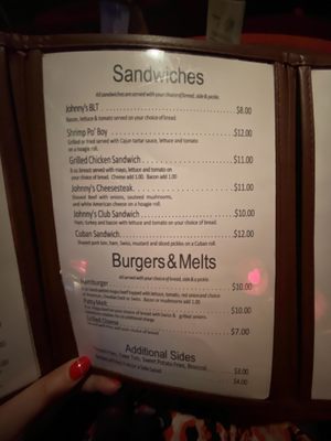 Menu photo 2 Johnny's Hideaway Atlanta, GA