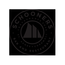 Schooners - Logo for Schooners, St. Agnes, Cornwall.