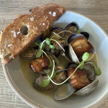 Driftwood - Calms with pork belly - Seafood Near Me - Seattle, Washington Driftwood - Calms with pork belly - Seafood Near Me - Seattle, Washington
