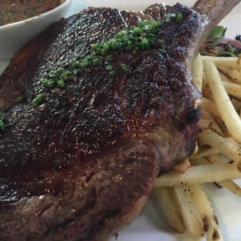 Lemon Grass - Bone in Rib-eye with fries and their prig pow sauce - Thai Near Me - Syracuse, New York Lemon Grass - Bone in Rib-eye with fries and their prig pow sauce - Thai Near Me - Syracuse, New York