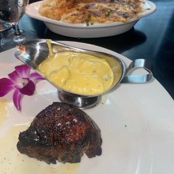 Prime One Twelve - Stuffing Five Cheese Truffle MAC 8 oz . Filet Mignon - Steakhouses Near Me - Miami Beach, Florida Prime One Twelve - Stuffing Five Cheese Truffle MAC 8 oz . Filet Mignon - Steakhouses Near Me - Miami Beach, Florida