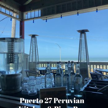 Puerto 27 Peruvian Kitchen & Pisco Bar - View from the bar before sitting down at our table - Peruvian Near Me - Pacifica, California Puerto 27 Peruvian Kitchen & Pisco Bar - View from the bar before sitting down at our table - Peruvian Near Me - Pacifica, California