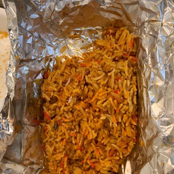 The India Cafe - Almost done and I still can't find more than 2 small cubes of chicken.  Chicken Biryani - Indian Near Me - Costa Mesa, California