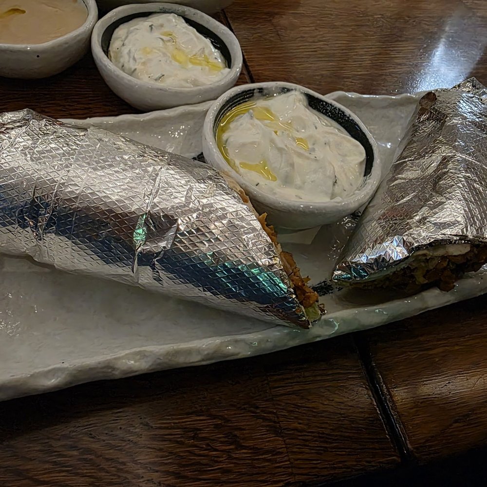 Chicken gyro wrap