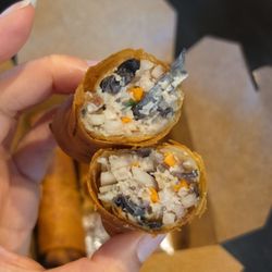 Packed egg rolls