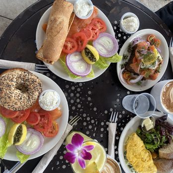 Urth Caffe - Bagel Smoked Salmon Plate & Natural Smoked Salmon (Lox) Sunshine Smoothie & The Italian Omelet - Coffee & Tea Near Me - Laguna Beach, California Urth Caffe - Bagel Smoked Salmon Plate & Natural Smoked Salmon (Lox) Sunshine Smoothie & The Italian Omelet - Coffee & Tea Near Me - Laguna Beach, California