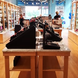 Bluemercury - Store interior, from the back looking towards the front. Can see all the natural sunlight streaming into the front part of the store.