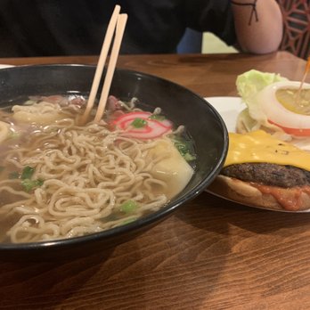 Tanaka Saimin - Saimin and Cheeseburger combo - Japanese Near Me - Honolulu, Hawaii Tanaka Saimin - Saimin and Cheeseburger combo - Japanese Near Me - Honolulu, Hawaii