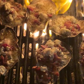 Sos Shells - Bacon blue cheese chargrilled oysters - Grilling Equipment Near Me Sos Shells - Bacon blue cheese chargrilled oysters - Grilling Equipment Near Me