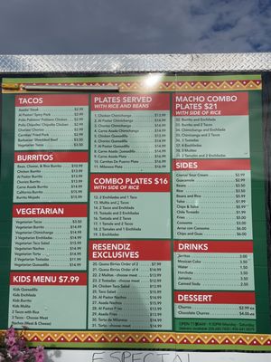 Menu photo 7 Taqueria Resendiz West Yellowstone, MT