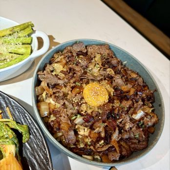 dPlace Steak & Pasta - BULGOGI KIMCHI MUSHROOM RICE - Steakhouses Near Me - Fullerton, California