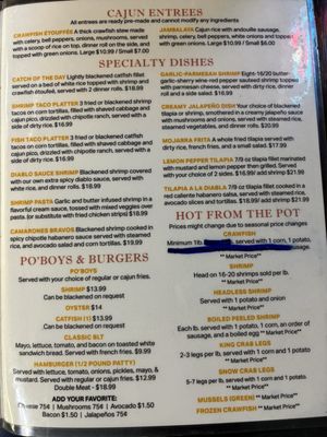 Menu photo 2 El Rey Crawfish & Oyster Bar Lockhart, TX