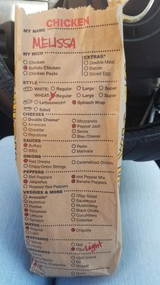 Menu photo 2 Which Wich San Diego, CA