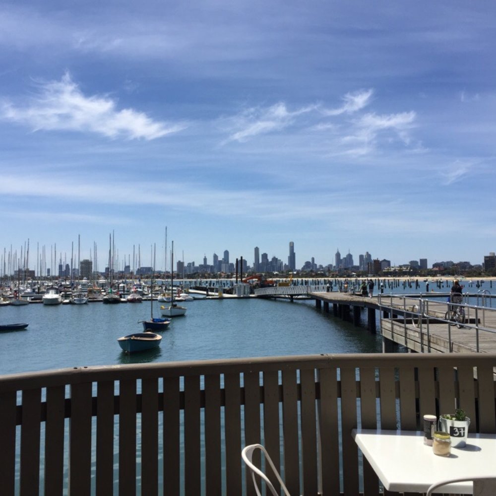 View from our table at little blue