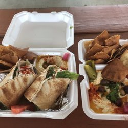 Pitas Bites - Gyros and hummus