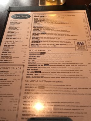 Menu photo 4 Yard House Atlanta, GA