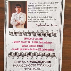Güngur - Su chef, su historia, tambien ofrece seminarios de cocina y una vez al mes hacen cena show