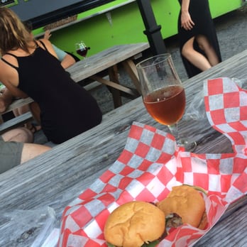 Flytrap Brewing - Crab cake sliders!! (With Rehder's Red) - Breweries Near Me - Wilmington, North Carolina Flytrap Brewing - Crab cake sliders!! (With Rehder's Red) - Breweries Near Me - Wilmington, North Carolina