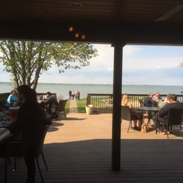 A beautiful view at the Bayside brew pub.