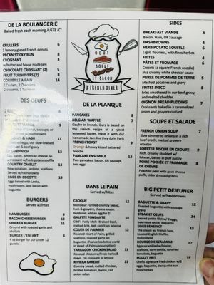 Menu photo 1 Oeuf Bouef et Bacon State College, PA Menu photo 1 Oeuf Bouef et Bacon State College, PA